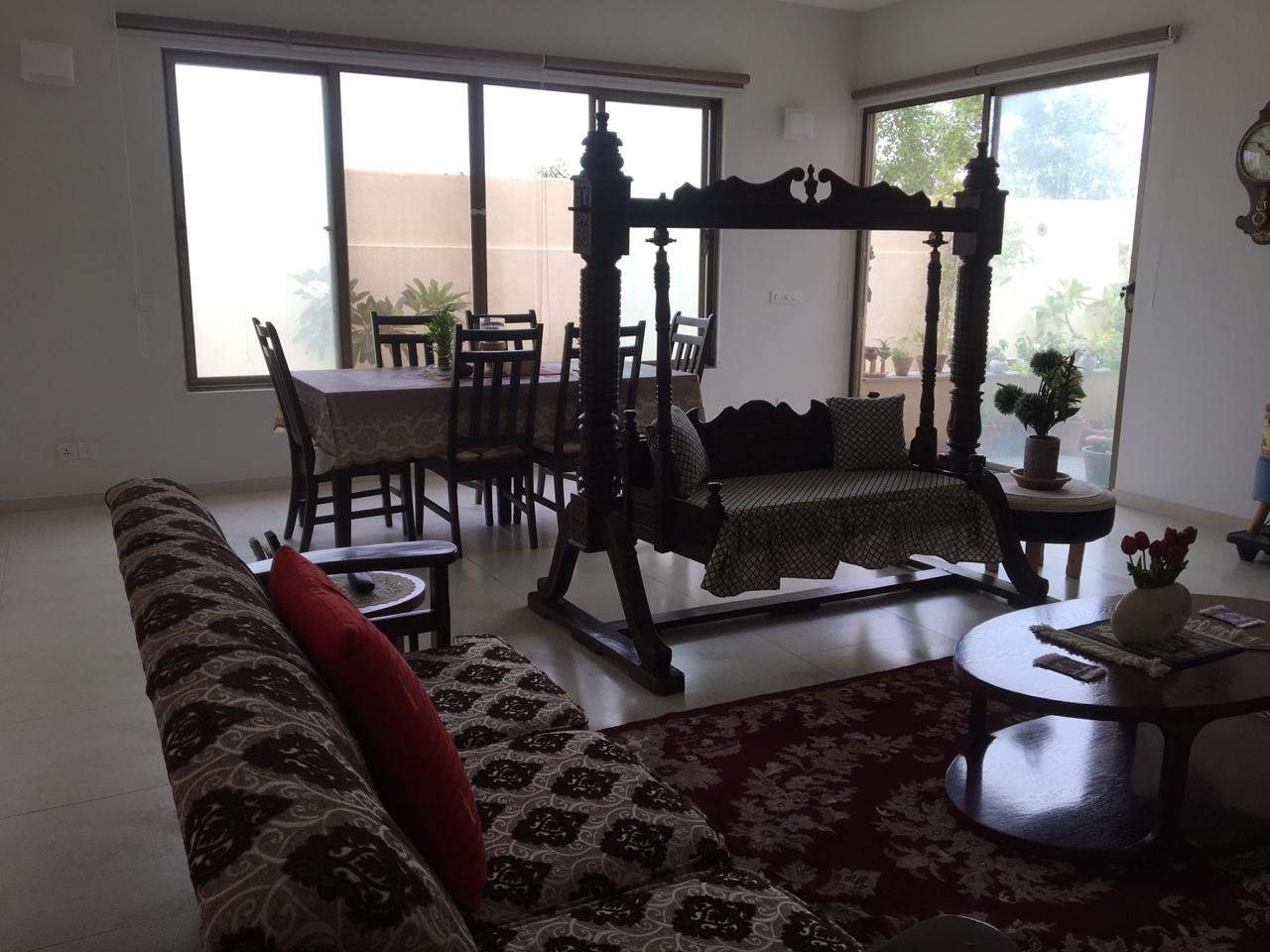 3 Bed house with huge lounges and Roof facility facing golf course and sea